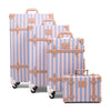 premium hard shell luggage set of 4 complete travel luggage set