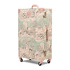 28"large hard shell luggage side view durable long travel structured build