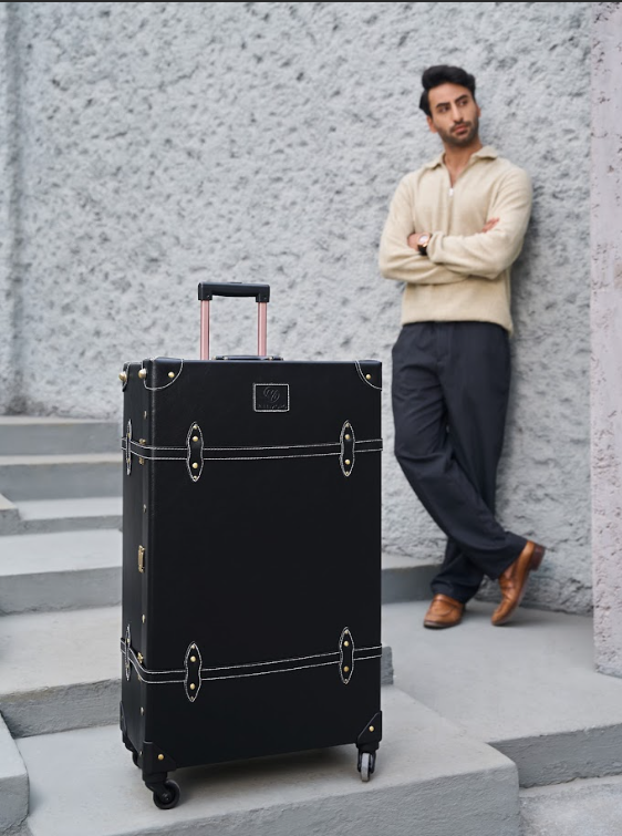 Black Check-in Large