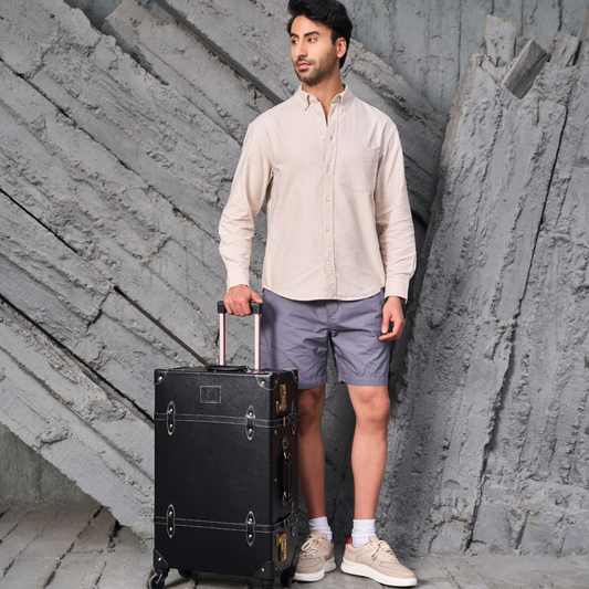 Black Check-in Medium