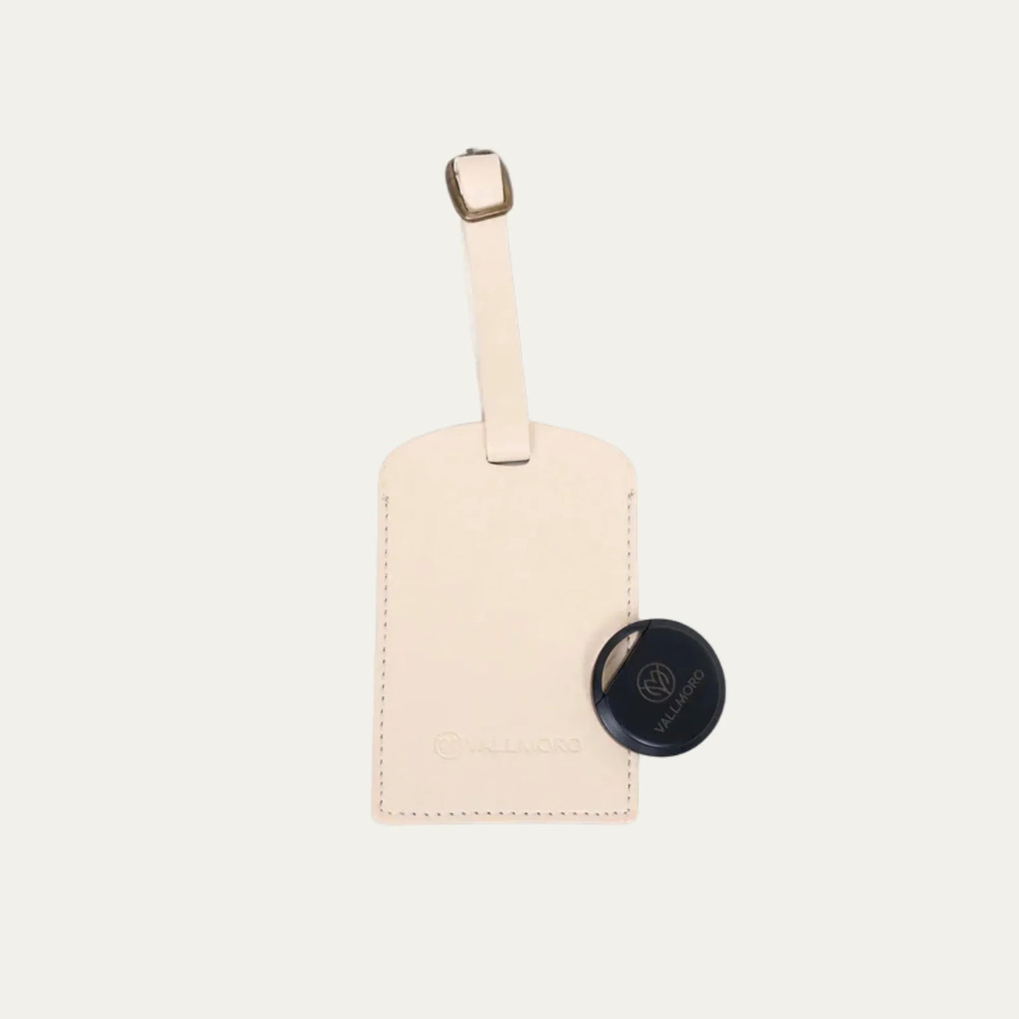 smart tracking device with long battery and real time location comes along with leather luggage tag