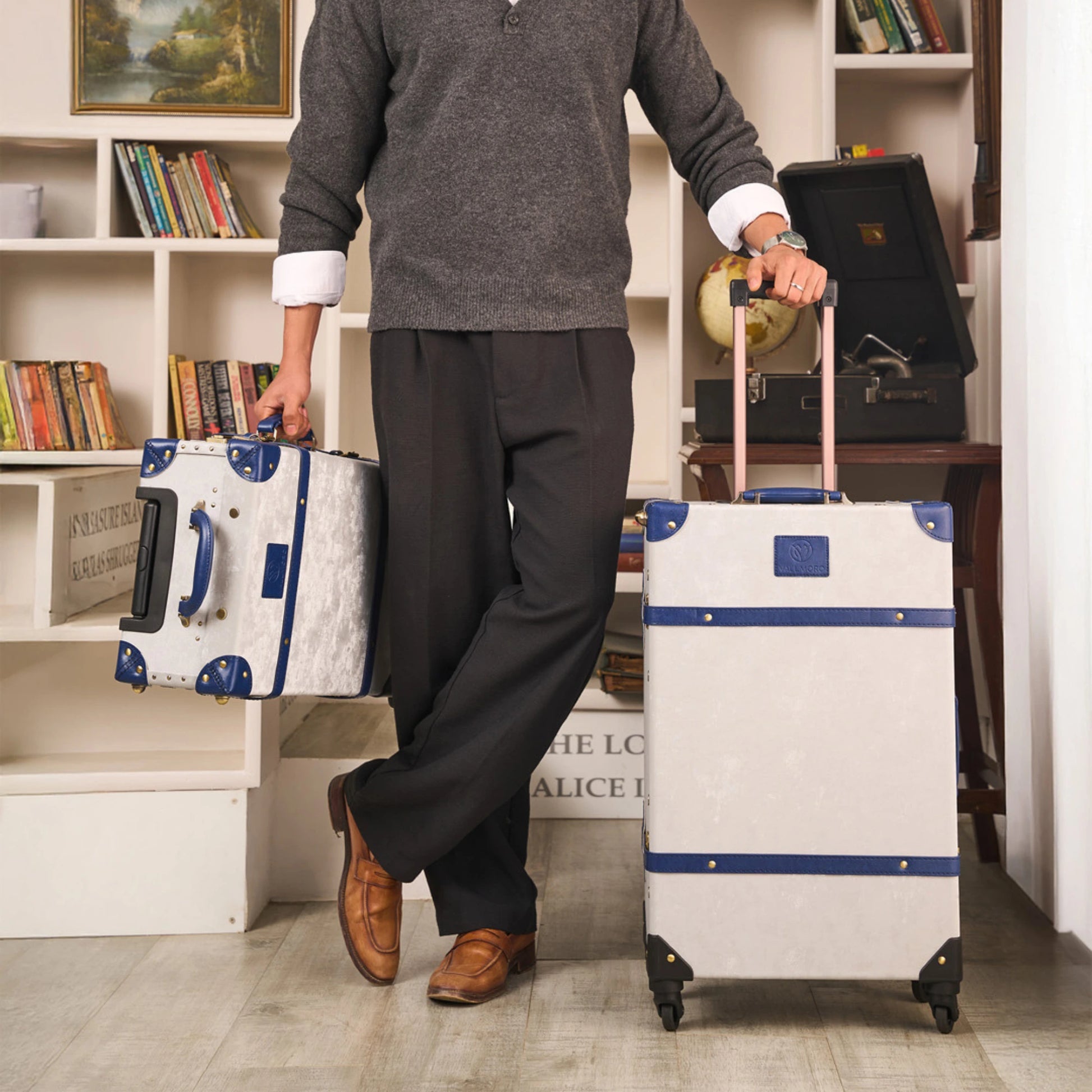 medium check in hard shell luggage 24 inch premium travel design