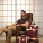 hard shell luggage set of 2 modern travel suitcase collection