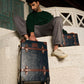 large 28 inch hard shell luggage trunk extended travel capacity design