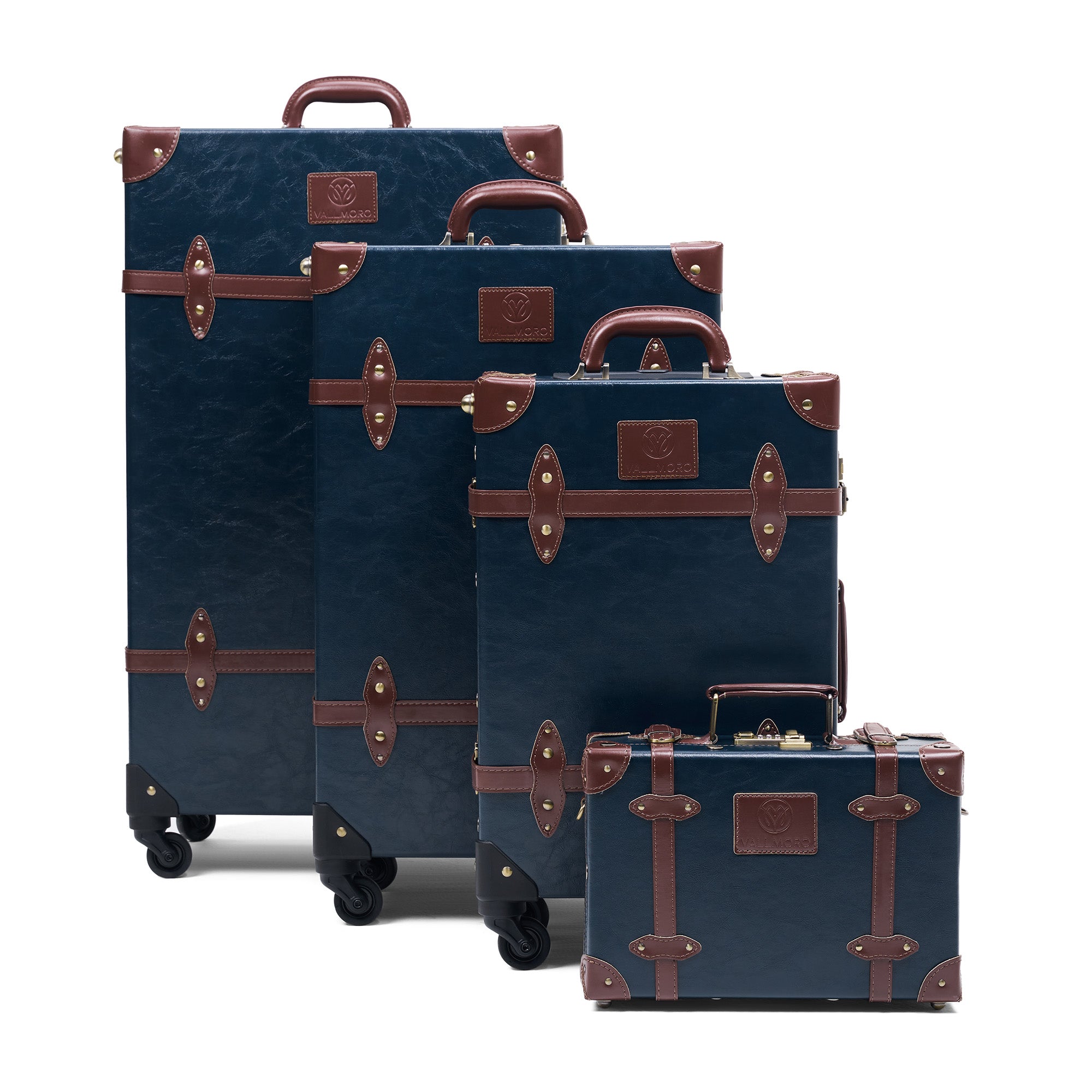 premium hard shell luggage set of 4 complete travel luggage set