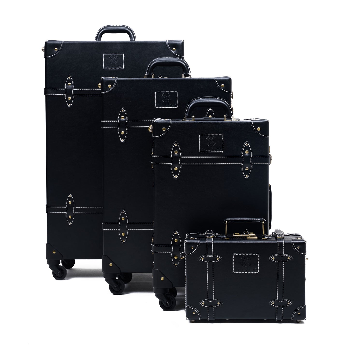 premium hard shell luggage set of 4 complete travel luggage set