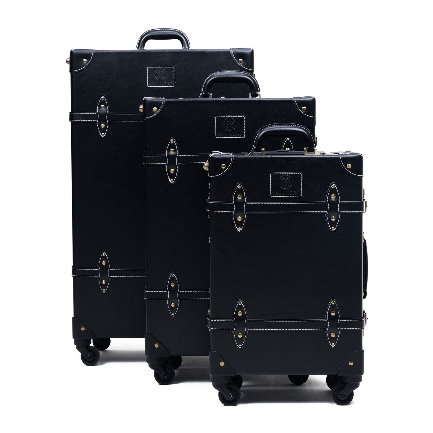 premium hard shell luggage set of 3 travel suitcase collection