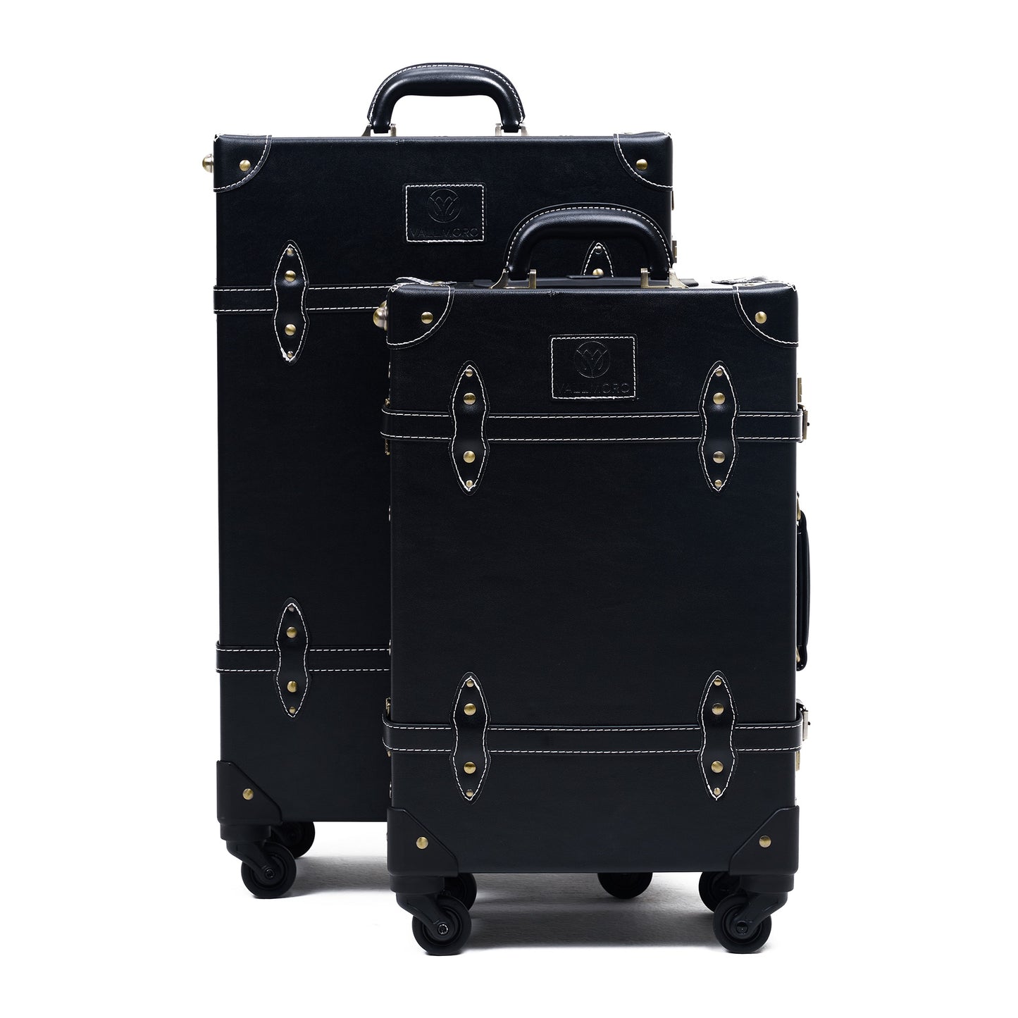 premium hard shell luggage set of 2 travel suitcase combination