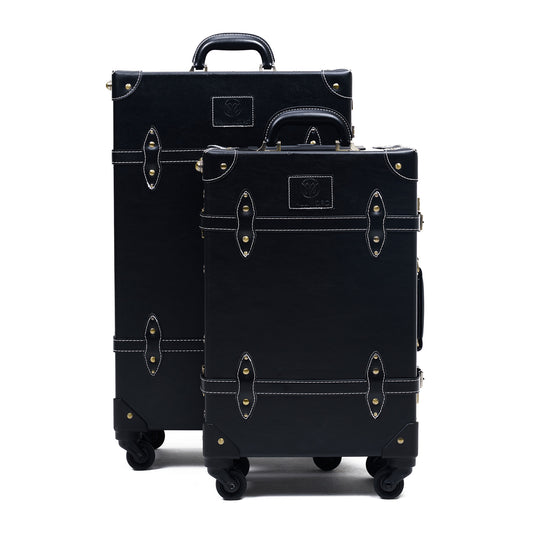 premium hard shell luggage set of 2 travel suitcase combination