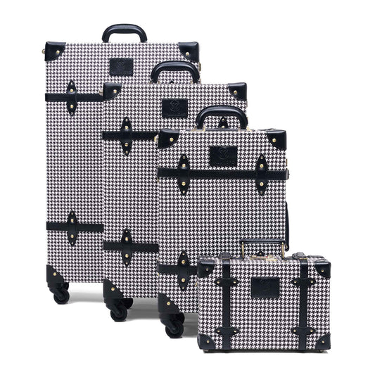 premium hard shell luggage set of 4 complete travel luggage set