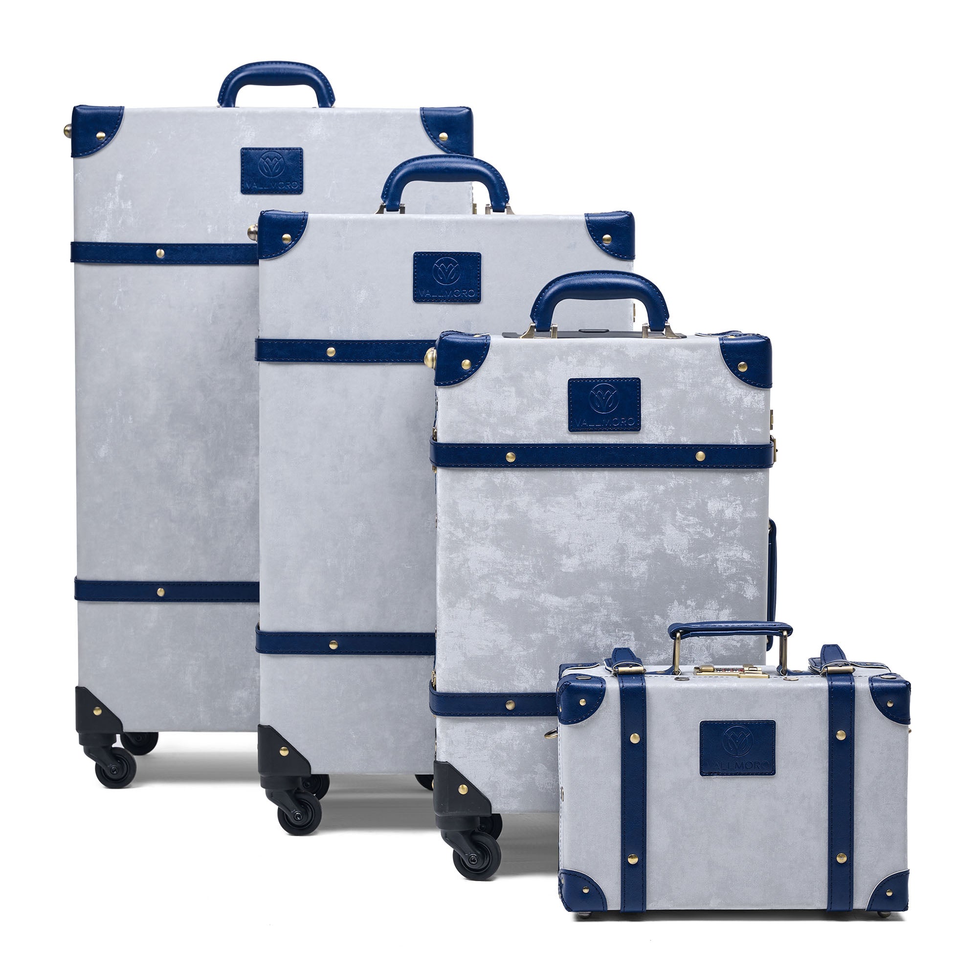 premium hard shell luggage set of 4 complete travel luggage set