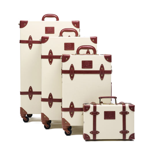 premium hard shell luggage set of 4 complete travel luggage set