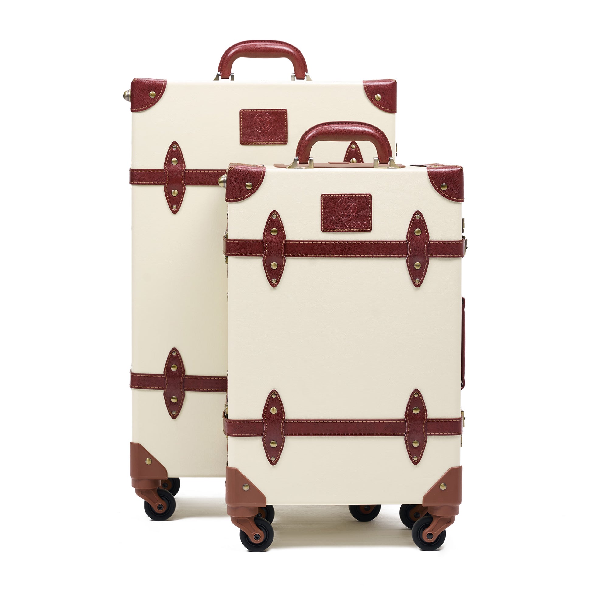 premium hard shell luggage set of 2 travel suitcase combination