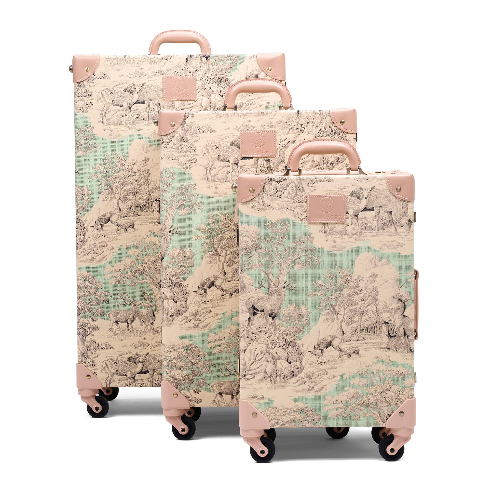 premium hard shell luggage set of 3 travel suitcase collection