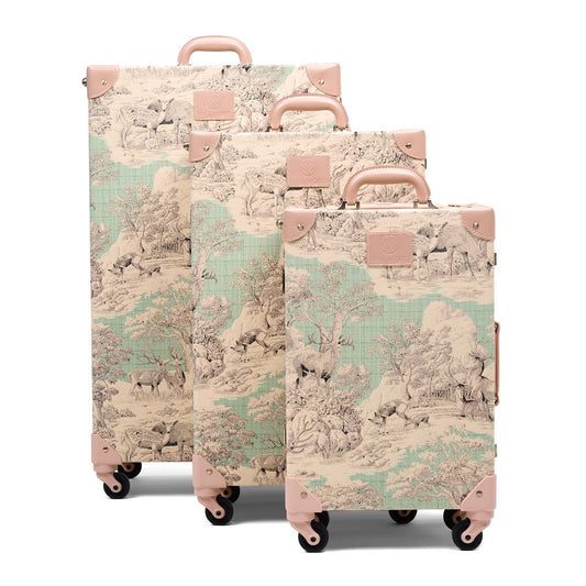 premium hard shell luggage set of 3 travel suitcase collection