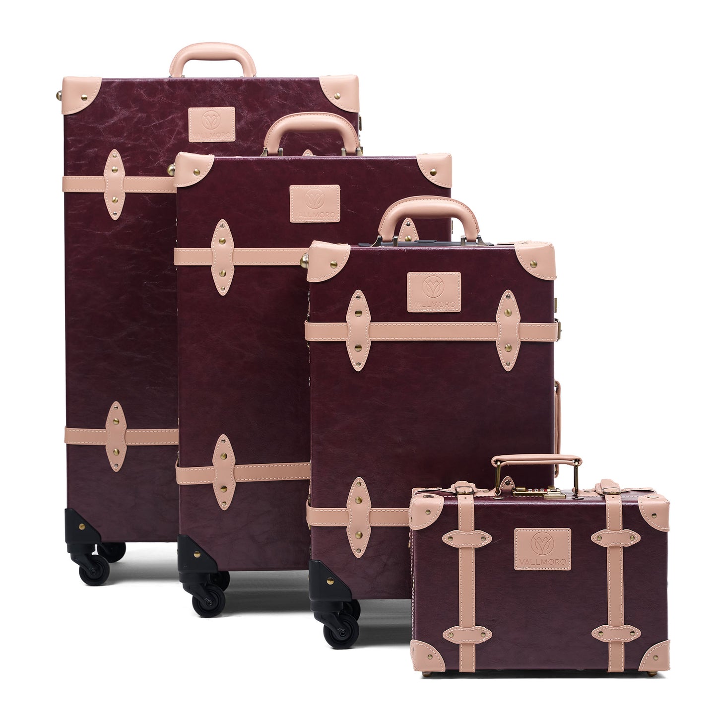 premium hard shell luggage set of 4 complete travel luggage set