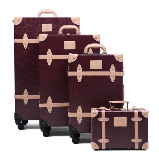 premium hard shell luggage set of 4 complete travel luggage set