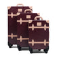 premium, handcrafted, hard shell luggage set of 3 travel suitcase collection