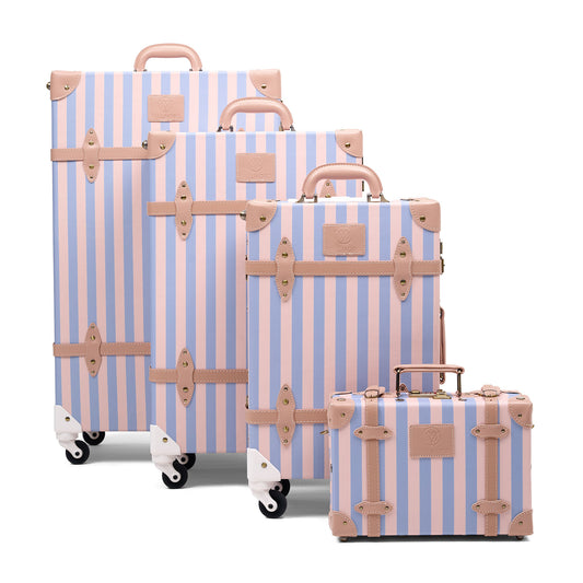 premium hard shell luggage set of 4 complete travel luggage set
