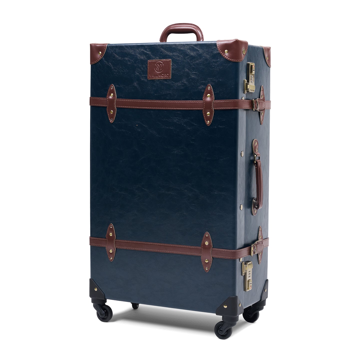 large 28 inch hard shell luggage trunk extended travel capacity design