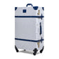 28"large hard shell luggage side view durable long travel structured build