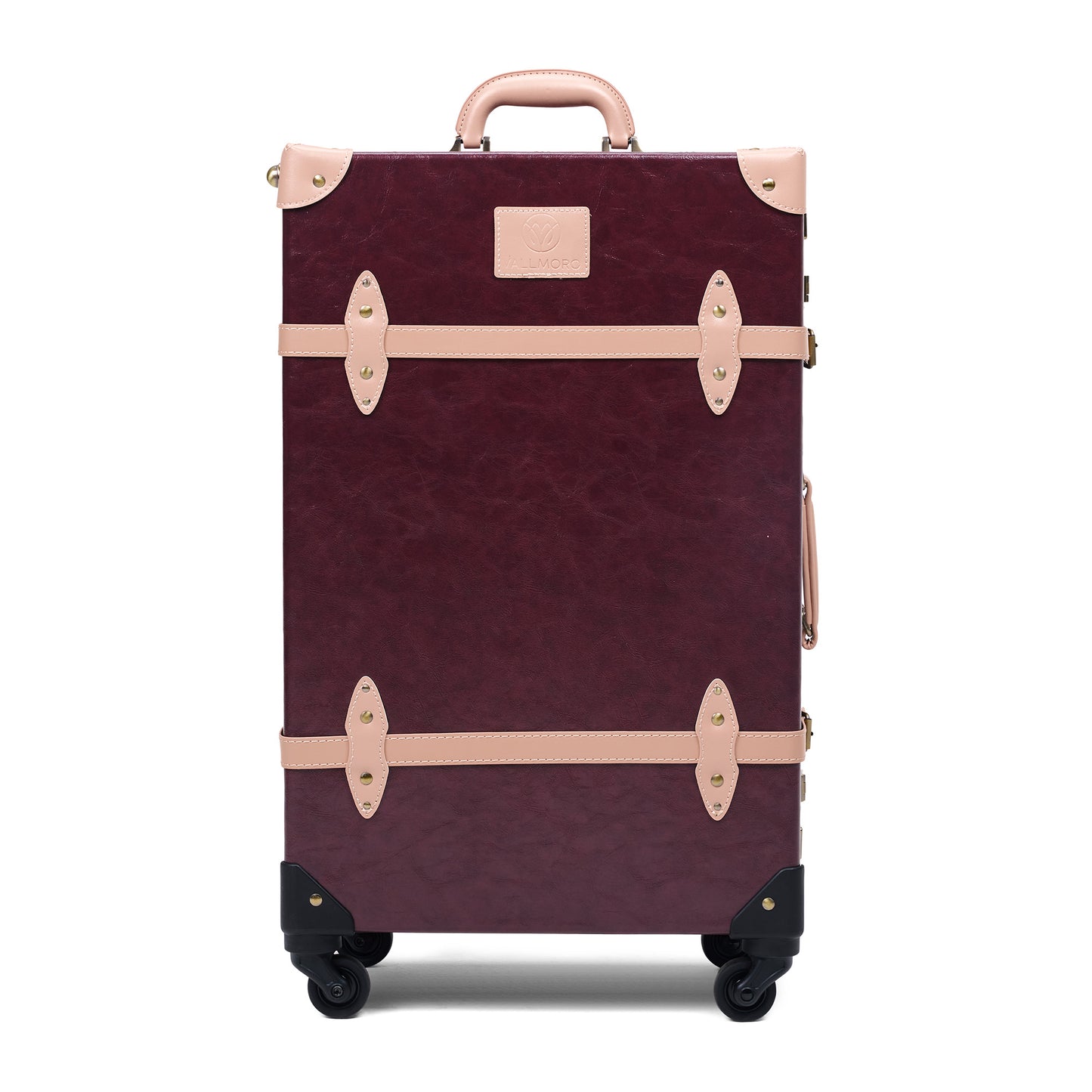 24 inch hard shell luggage trunk medium size structured design