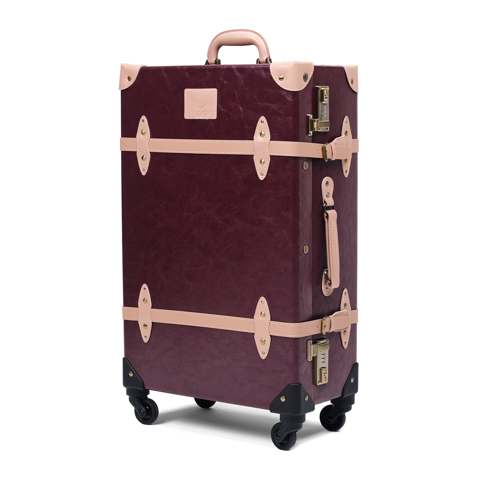 medium 24 inch hard shell luggage side profile durable travel build