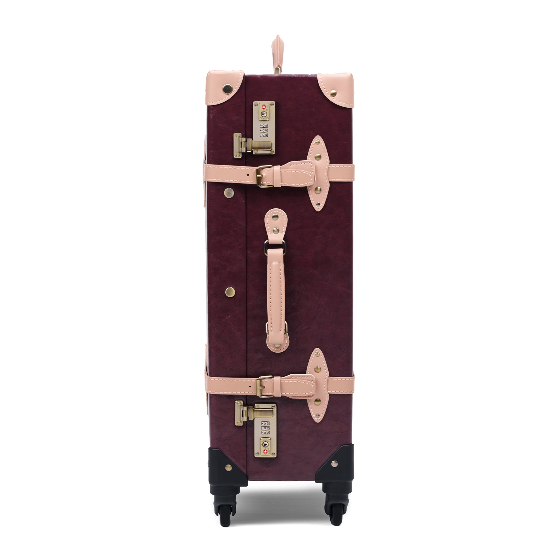 24"medium luggage smooth wheels hard shell durable travel movement
