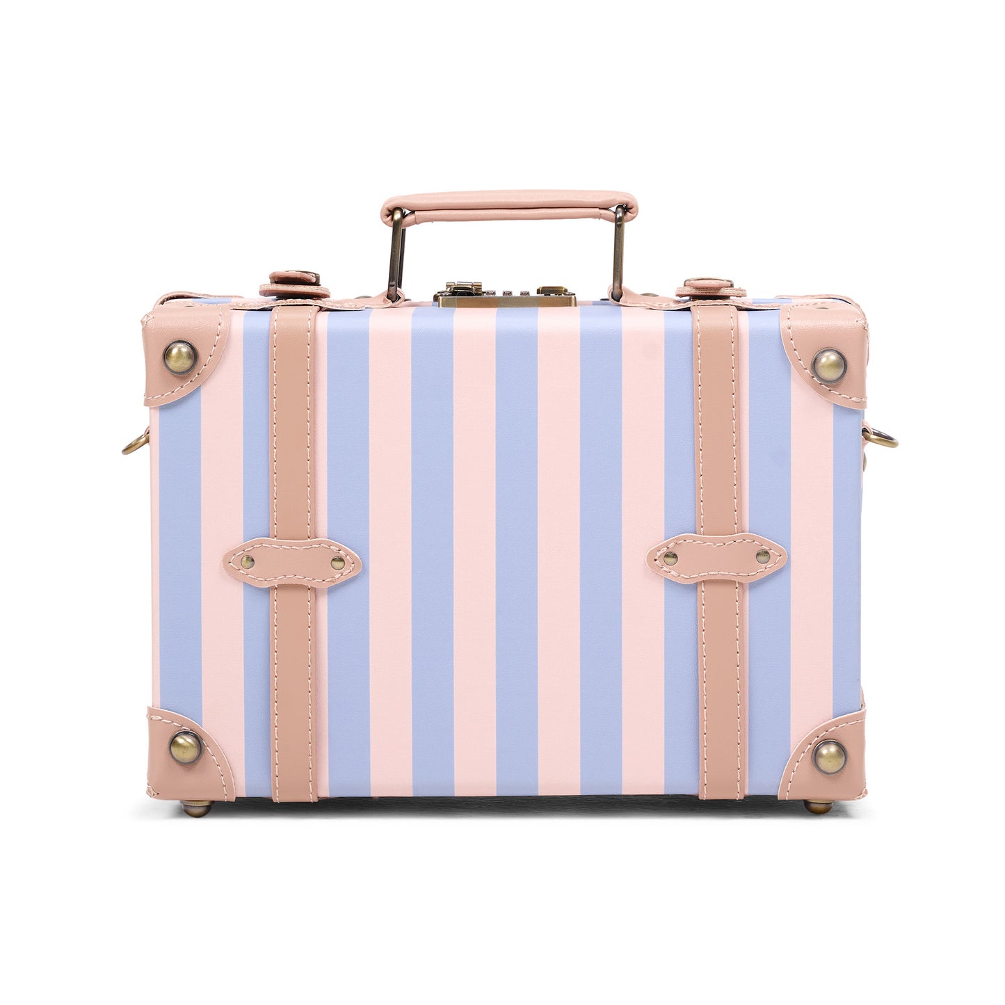 small hard shell luggage trunk 13 inch minimalist structured design