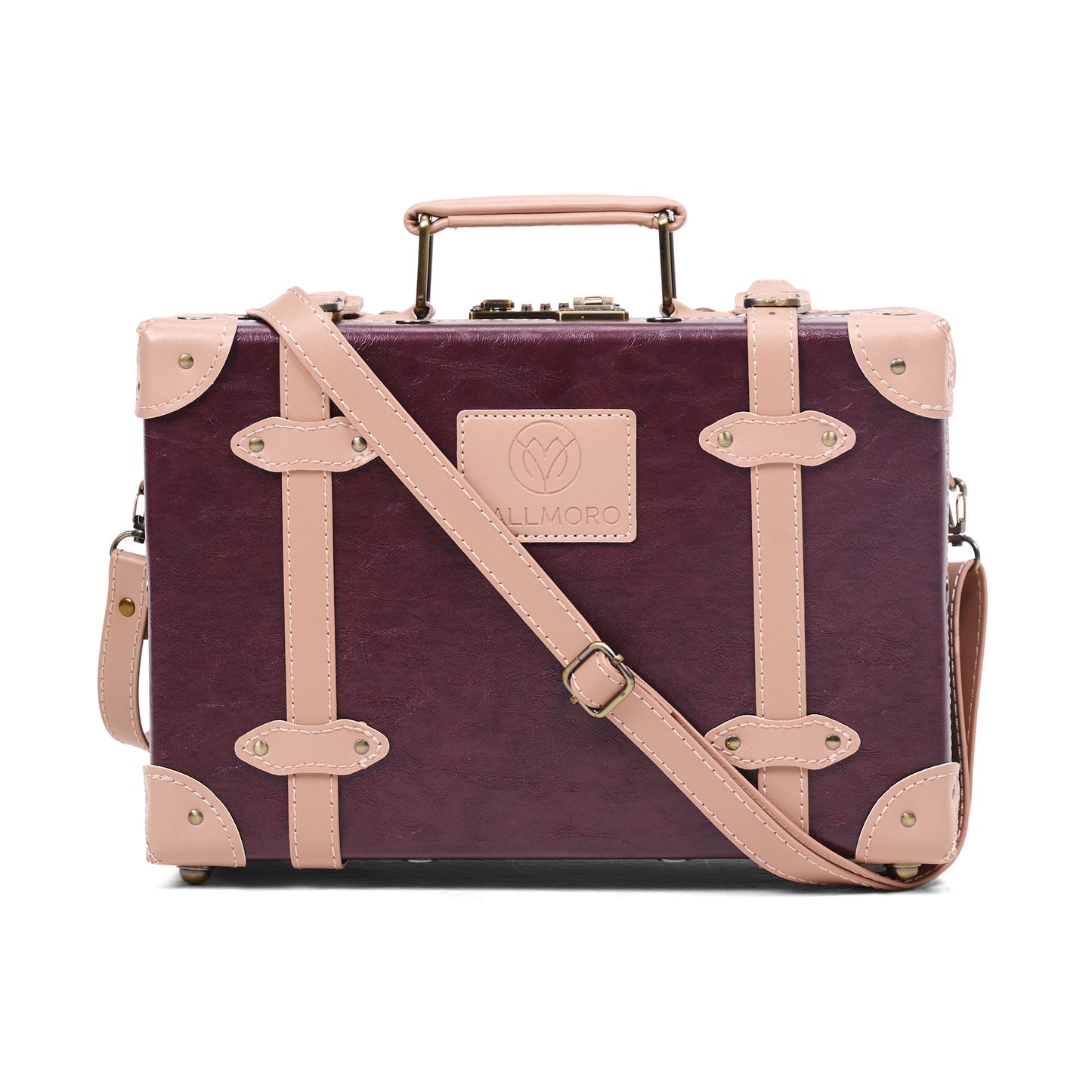 small hard shell luggage trunk 13 inch minimalist structured design