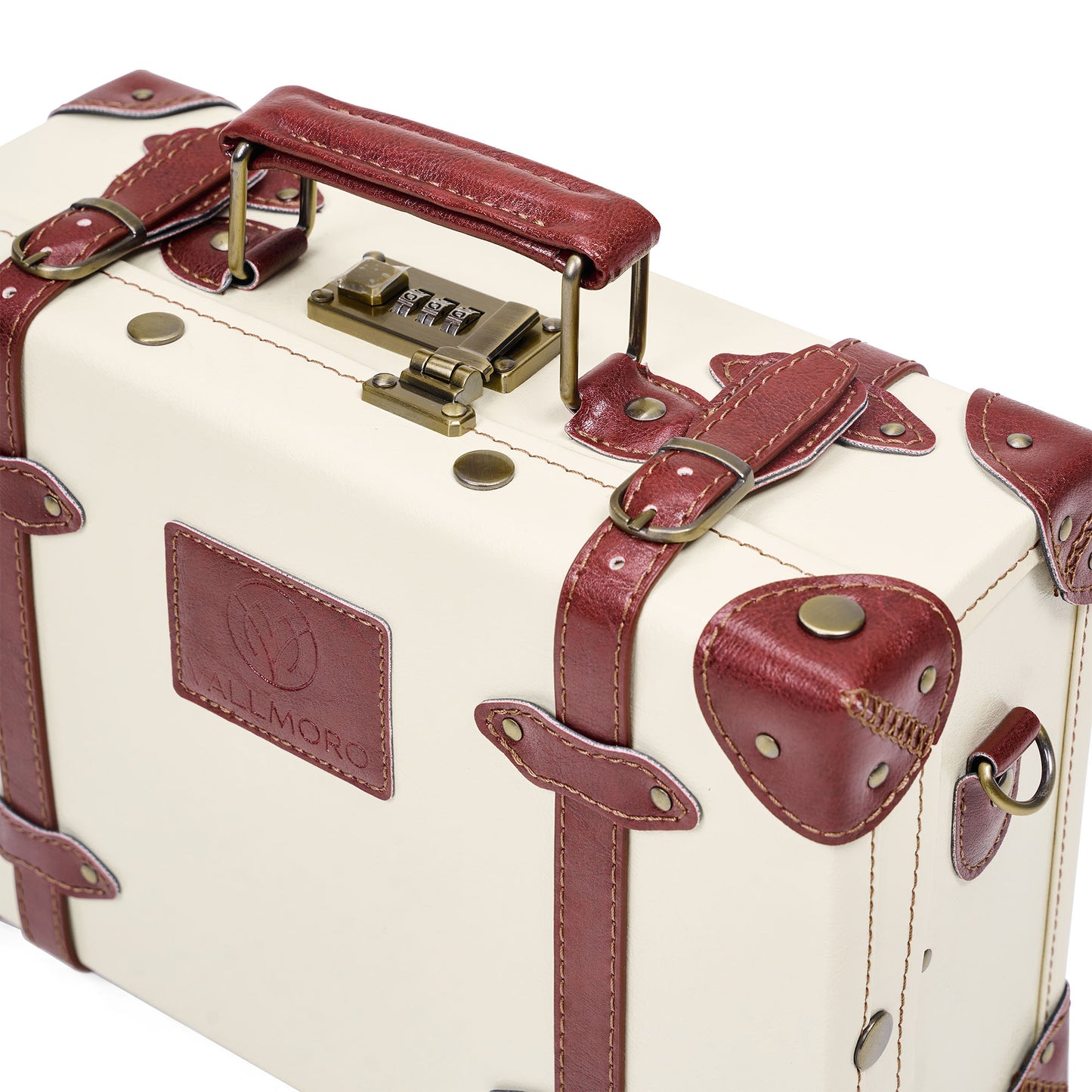 small hard shell luggage hardware detail secure compact travel design