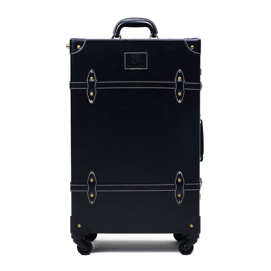 24 inch hard shell luggage trunk medium size structured design