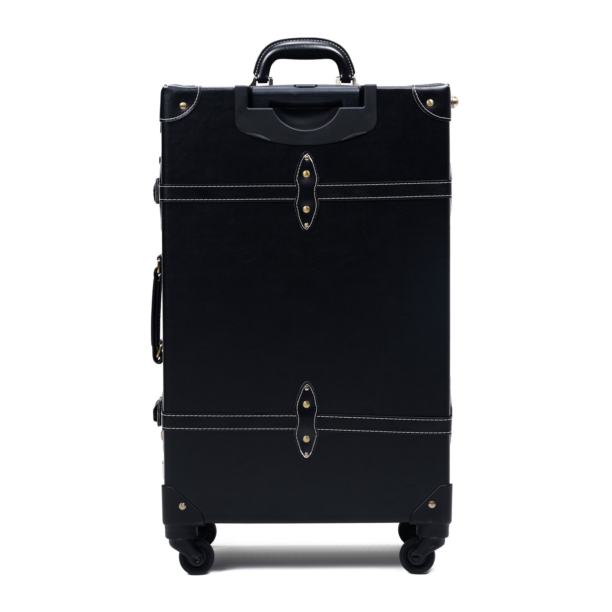 24 inch hard shell luggage trunk medium size structured design