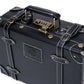 small hard shell luggage hardware detail secure compact travel design