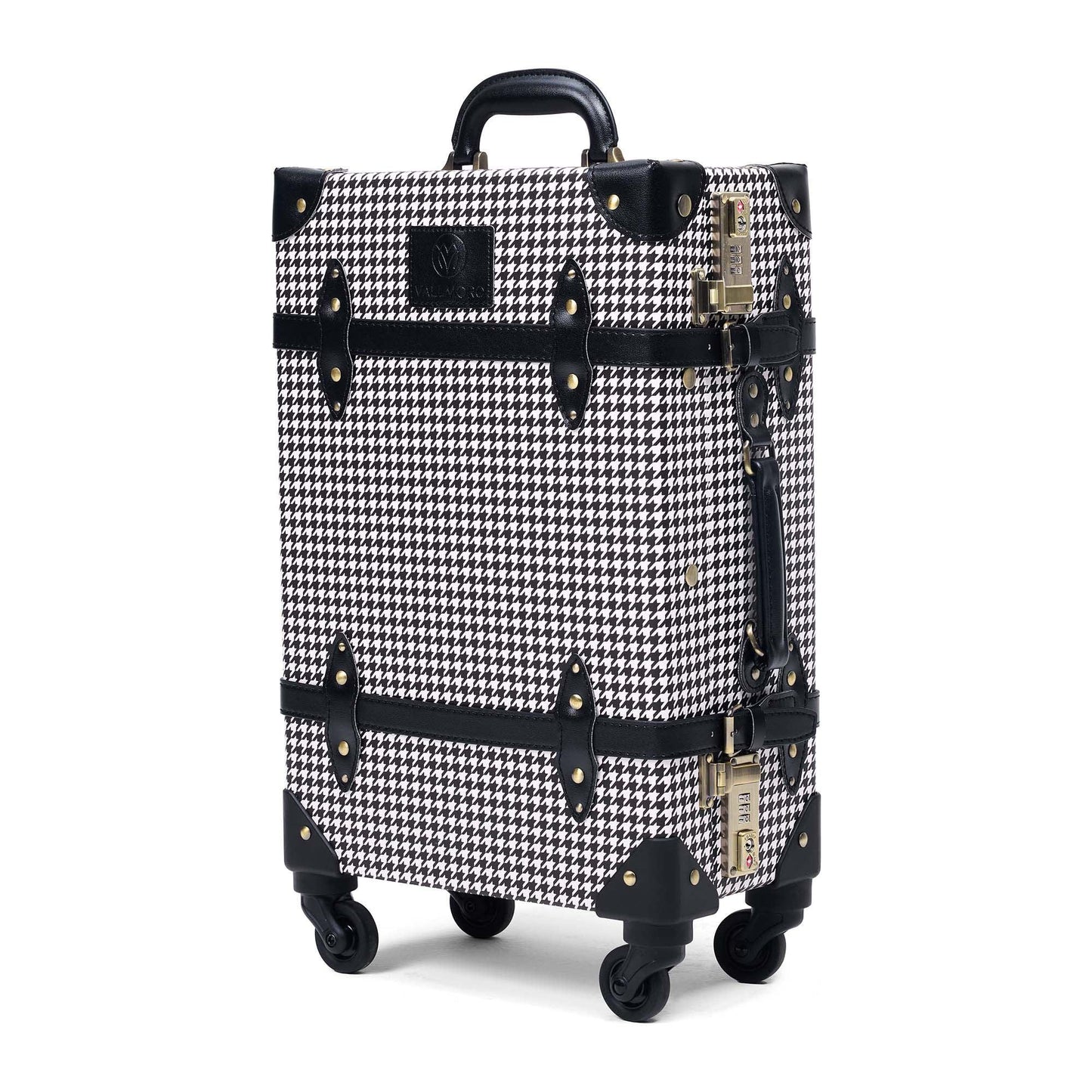 20 inch carry on hard shell luggage side view durable structured build