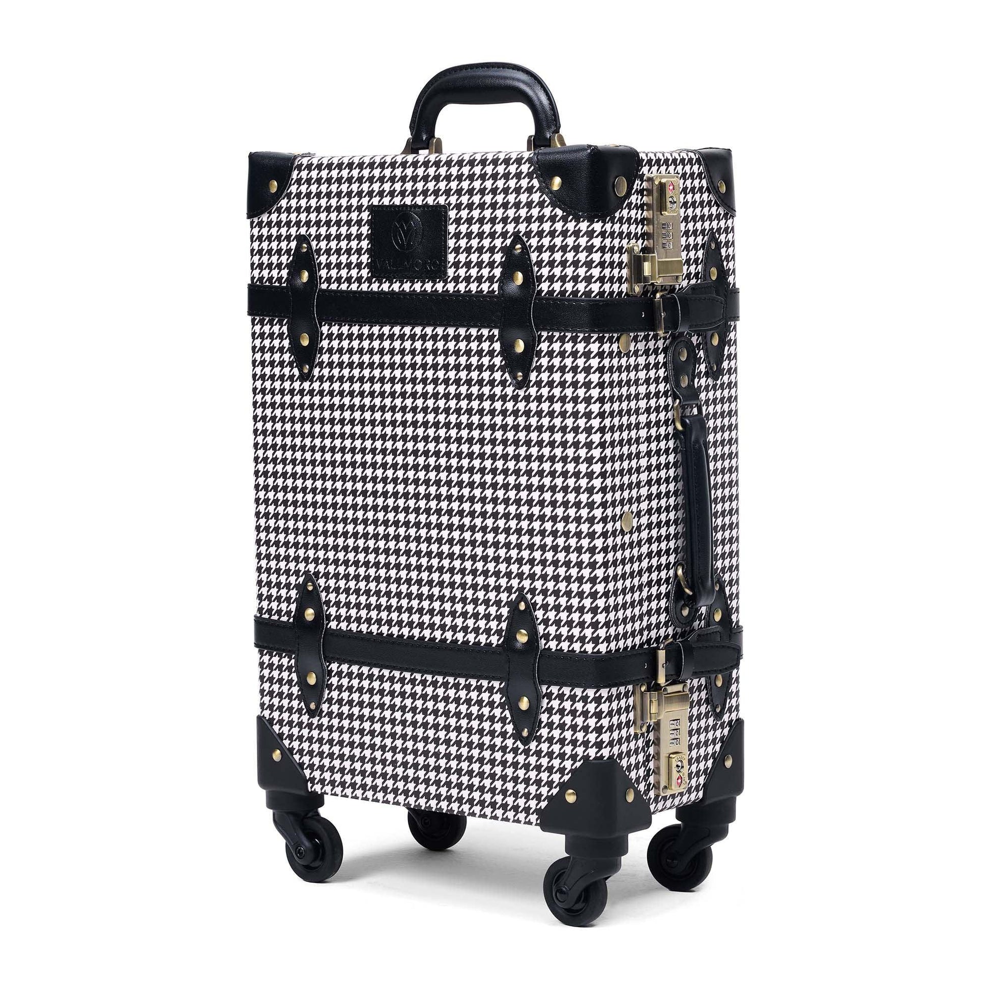 20 inch carry on hard shell luggage side view durable structured build
