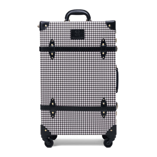 24 inch hard shell luggage trunk medium size structured design