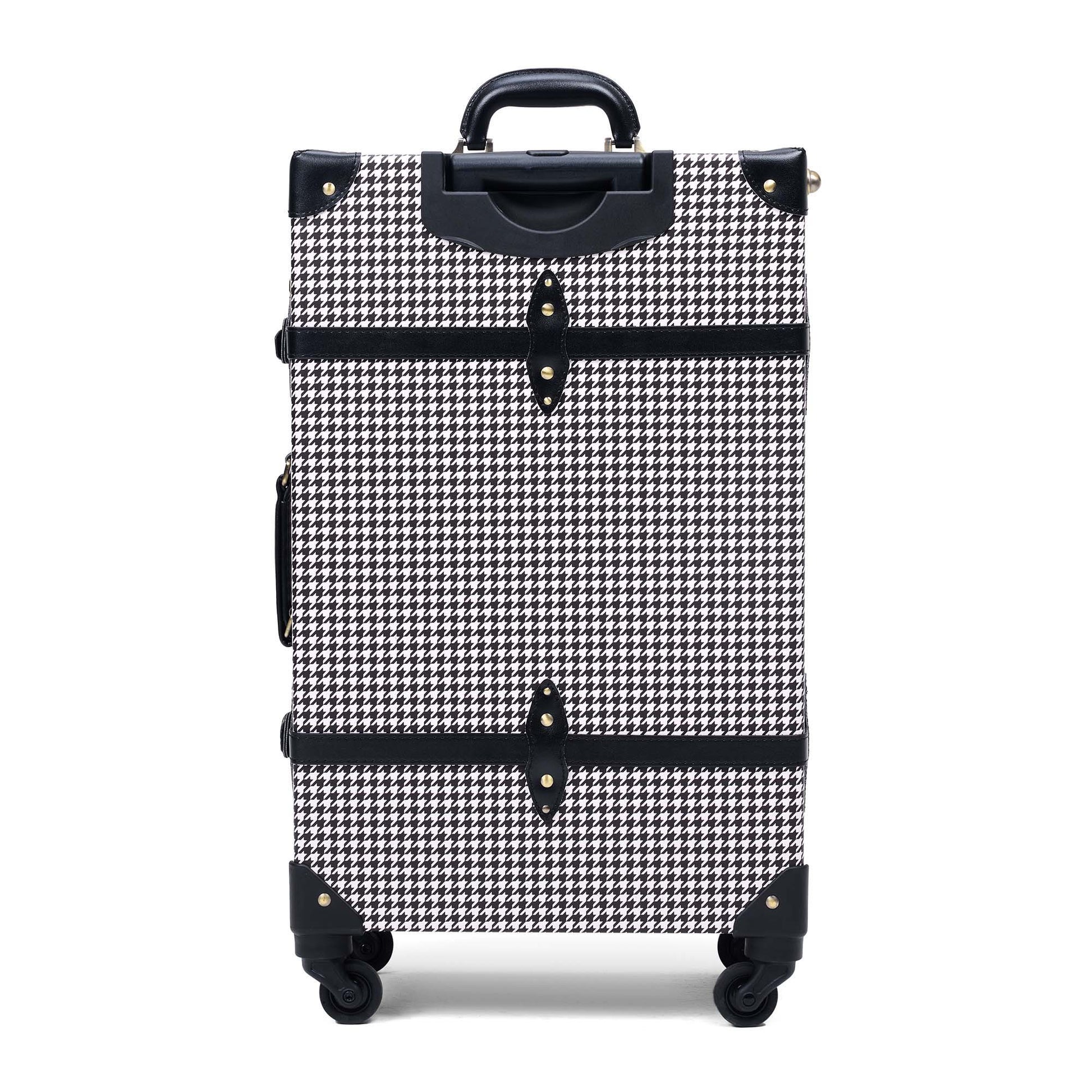 24 inch hard shell luggage trunk medium size structured design