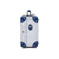 compact 13 inch hard shell luggage trunk side profile structured build