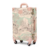 20 inch carry on hard shell luggage side view durable structured build
